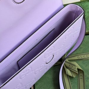 img_89648692_20240427_i1714151345_1536_1_jpg SUPER MINI SHOULDER BAG 21 IN LIGHT VIOLET EMBOSSED CALFSKIN