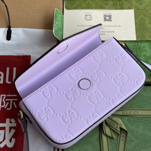 img_89648692_20240427_i1714151345_3102_4_jpg SUPER MINI SHOULDER BAG 21 IN LIGHT VIOLET EMBOSSED CALFSKIN