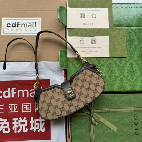 img_89648692_20240523_i1716456095_5093_7_jpg MOON SIDE SHOULDER BAG 24 IN BEIGE CANVAS AND DARK BROWN LEATHER TRIM