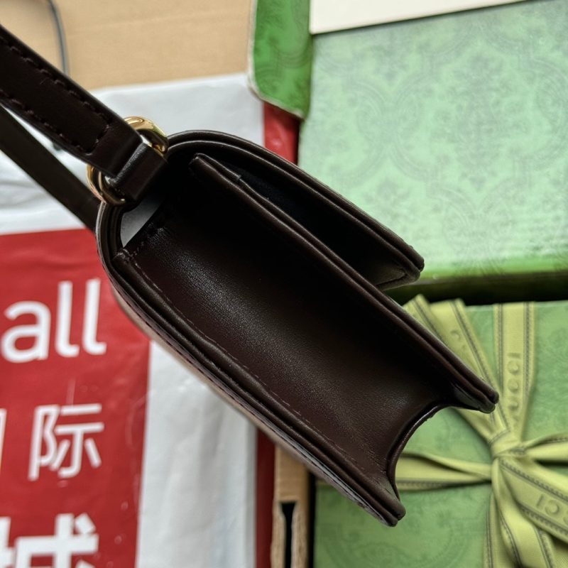 img_89648692_20240523_i1716456303_7808_0_jpg LUCE MINI SHOULDER BAG 20 IN BEIGE CANVAS AND DARK BROWN CALFSKIN TRIM GOLD HARDWARE