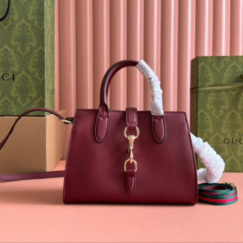 img_89648692_20240629_i1719645706_3313_1_jpg Gucci Jackie Tote Bag Rosso Ancora Red Leather 248601