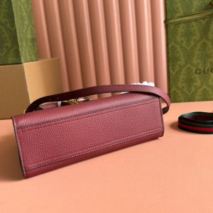 Gucci Jackie Tote Bag Rosso Ancora Red Leather 248601