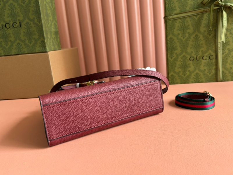 Gucci Jackie Tote Bag Rosso Ancora Red Leather 248601