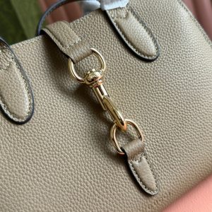 Gucci Jackie Tote Bag Beige Leather 248602
