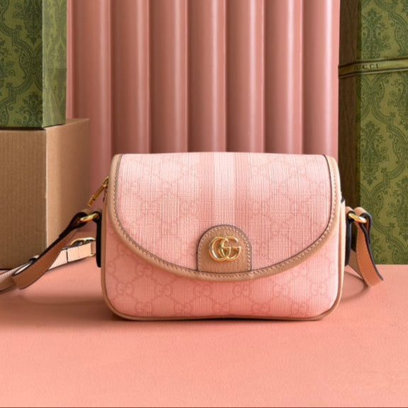 img_89648692_20240629_i1719645824_1686_0_jpg Gucci Ophidia 19cm Bag Pink Canvas 239919