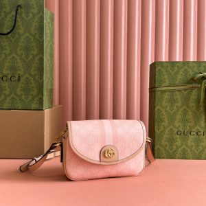img_89648692_20240629_i1719645824_8944_2_jpg Gucci Ophidia 19cm Bag Pink Canvas 239919