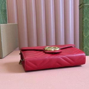 img_89648692_20240701_i1719823165_3254_0_jpg MARMONT SMALL SHOULDER BAG 20 IN RED LAMBSKIN GOLD HARDWARE