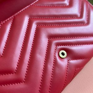 img_89648692_20240701_i1719823165_9567_0_jpg MARMONT SMALL SHOULDER BAG 20 IN RED LAMBSKIN GOLD HARDWARE