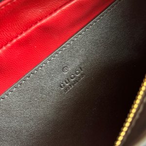 MARMONT SMALL SHOULDER BAG 24 IN BLACK CALFSKIN GOLD HARDWARE