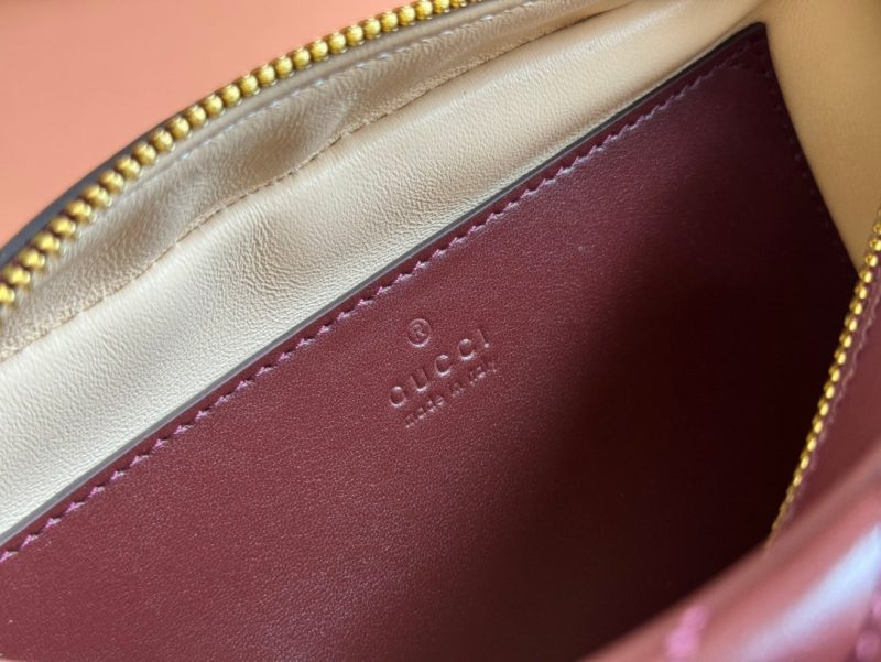 MARMONT SMALL SHOULDER BAG 24 IN WINE RED CALFSKIN GOLD HARDWARE