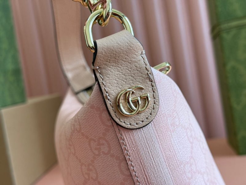 Gucci Ophidia 20cm Bag Pink Canvas 239922