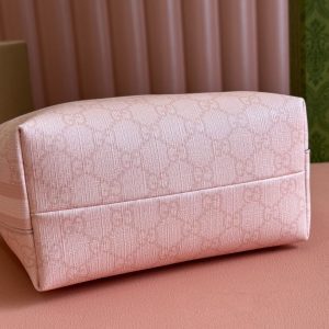 Gucci Ophidia 20cm Bag Pink Canvas 239922