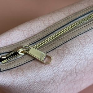 Gucci Ophidia 20cm Bag Pink Canvas 239922