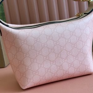 Gucci Ophidia 20cm Bag Pink Canvas 239922