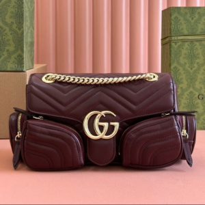Gucci Marmont Bag Rosso Ancora Red Leather 244246