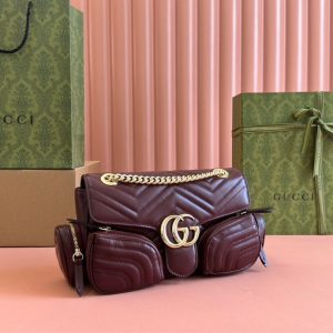 Gucci Marmont Bag Rosso Ancora Red Leather 244246