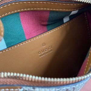 Gucci Ophidia 24.5cm Bag Ebony Brown Canvas 248564