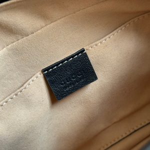 Gucci Marmont Bag 24 Beige mix Brown Canvas 240076