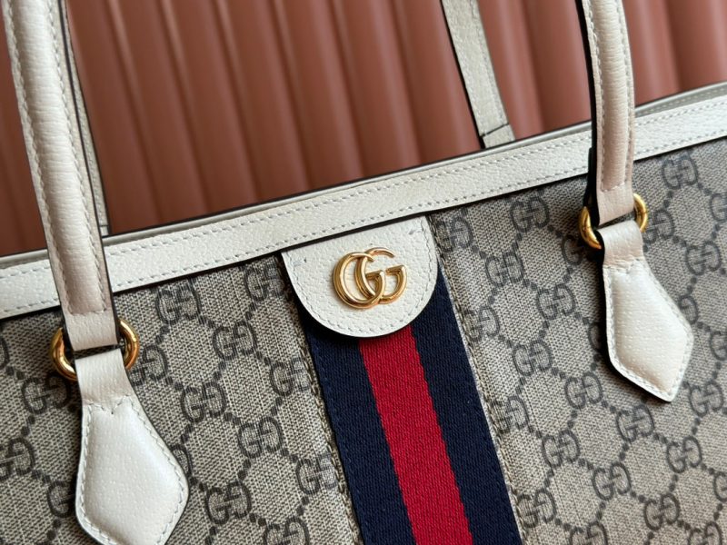 img_89648692_20240826_i1724673713_7716_0_jpg Gucci Ophidia 38cm Bag Ebony White Leather Canvas 244457