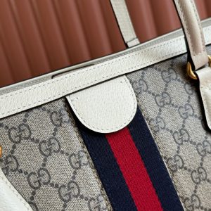 img_89648692_20240826_i1724673715_795_0_jpg Gucci Ophidia 38cm Bag Ebony White Leather Canvas 244457