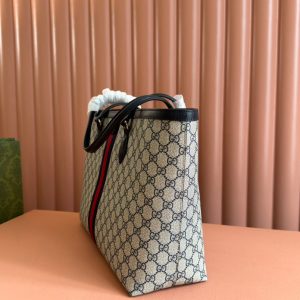 img_89648692_20240826_i1724673765_5443_0_jpg Gucci Ophidia 38cm Bag Ebony Black Leather Canvas 244456