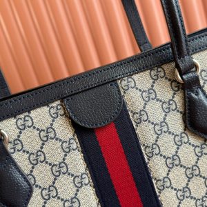 img_89648692_20240826_i1724673765_8230_0_jpg Gucci Ophidia 38cm Bag Ebony Black Leather Canvas 244456