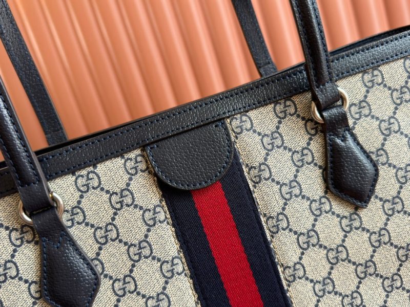 img_89648692_20240826_i1724673765_8230_0_jpg Gucci Ophidia 38cm Bag Ebony Black Leather Canvas 244456