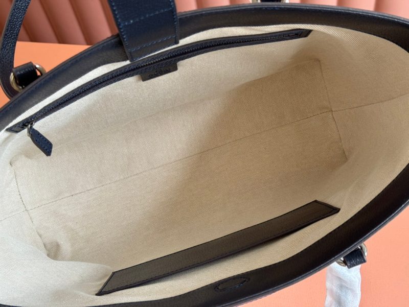 img_89648692_20240826_i1724673765_8925_0_jpg Gucci Ophidia 38cm Bag Ebony Black Leather Canvas 244456