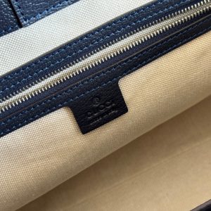 img_89648692_20240826_i1724673765_9433_0_jpg Gucci Ophidia 38cm Bag Ebony Black Leather Canvas 244456