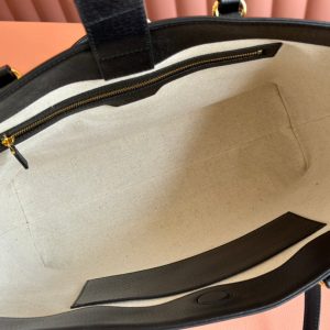 Gucci Ophidia 38cm Bag Black Leather Canvas 244459