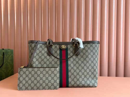 img_89648692_20240826_i1724673936_1554_5_jpg Gucci Ophidia 38cm Bag Ebony Brown Leather Canvas 244454