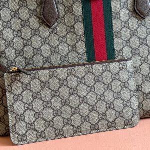 img_89648692_20240826_i1724673936_466_7_jpg Gucci Ophidia 38cm Bag Ebony Brown Leather Canvas 244454
