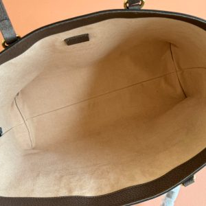 img_89648692_20240826_i1724673936_6730_8_jpg Gucci Ophidia 38cm Bag Ebony Brown Leather Canvas 244454