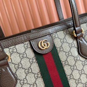 img_89648692_20240826_i1724673936_8236_0_jpg Gucci Ophidia 38cm Bag Ebony Brown Leather Canvas 244454