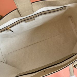 Gucci Ophidia 38cm Bag Beige White Leather Canvas 244453