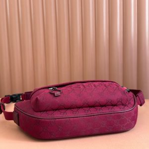 BELT BAG 34 IN CURRANT RED MONOGRAM CANVAS