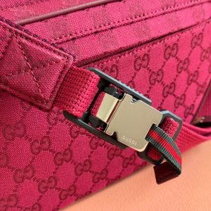 BELT BAG 34 IN CURRANT RED MONOGRAM CANVAS