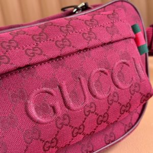 BELT BAG 34 IN CURRANT RED MONOGRAM CANVAS