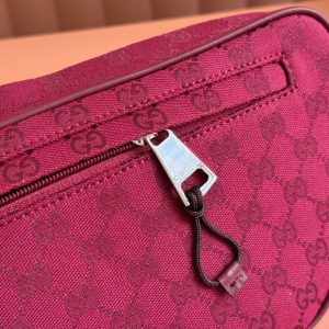 BELT BAG 34 IN CURRANT RED MONOGRAM CANVAS