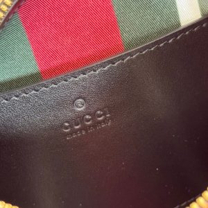 Gucci Ophidia 24.5cm Bag Ebony Black Canvas 248561