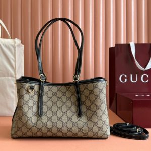 img_89648692_20240908_i1725786143_9545_4.jpg_1 Gucci Ophidia 31cm Bag Ebony Black Canvas 248556