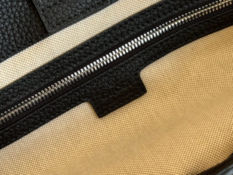 SUPER MEDIUM TOTE BAG 42 IN BLACK EMBOSSED CALFSKIN GOLD HARDWARE