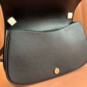 Gucci Blondie 32 Bag Black White Leather Canvas 239898