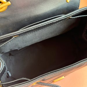 Gucci GG Marmont Backpack Black Leather 248169