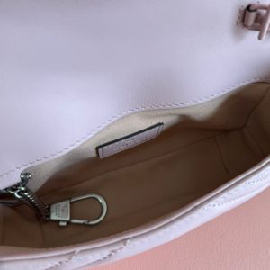Gucci GG Marmont 16.5 Bag All Pink Calfskin 248346