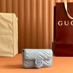 img_89648692_20241024_i1729761543_1791_4_jpg Gucci GG Marmont 16.5 Bag All Blue Calfskin 248349