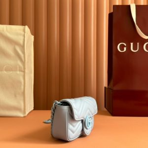 img_89648692_20241024_i1729761543_378_5_jpg Gucci GG Marmont 16.5 Bag All Blue Calfskin 248349
