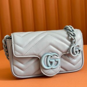 img_89648692_20241024_i1729761543_6517_1_jpg Gucci GG Marmont 16.5 Bag All Blue Calfskin 248349
