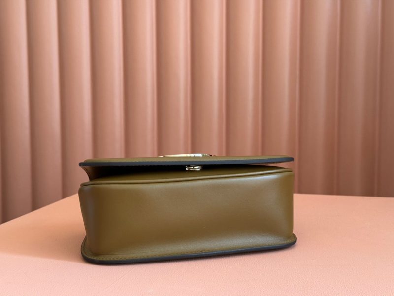 Gucci Blondie Handbag Brown Suede And Calfskin 272174