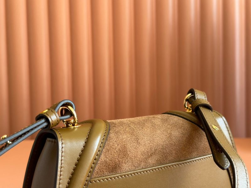 Gucci Blondie Small Shoulder Bag 26 Brown Suede Calfskin 272178